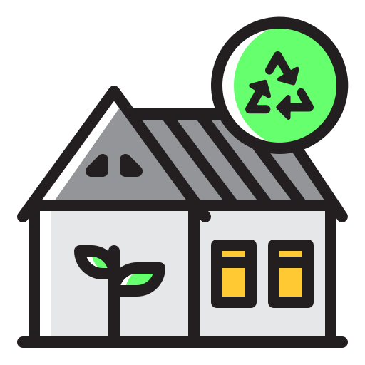 zielony dom Generic Color Omission ikona