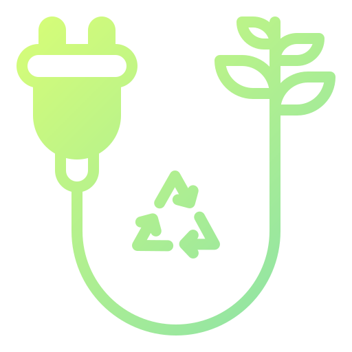 Eco energy Generic Flat Gradient icon