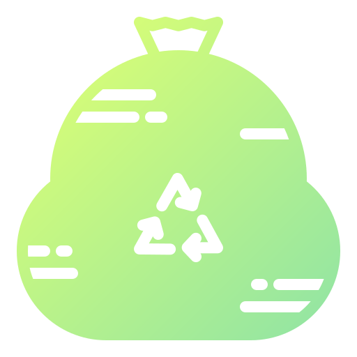 Garbage bag Generic Flat Gradient icon