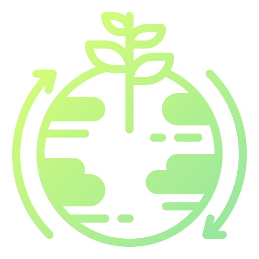 緑の地球 Generic Flat Gradient icon