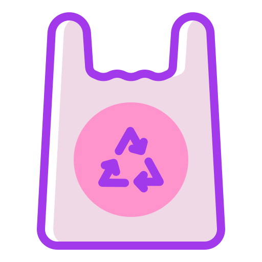 sacchetto di plastica riciclata Generic Color Omission icona