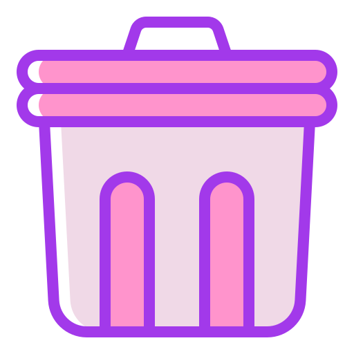 Trash bin Generic Color Omission icon