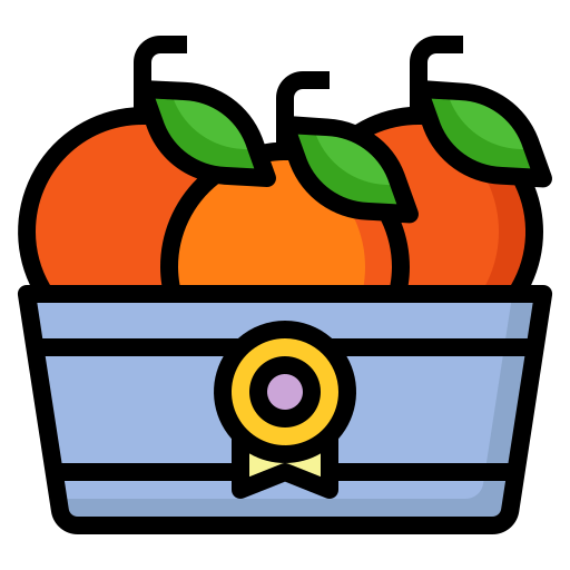 naranjas Generic Outline Color icono
