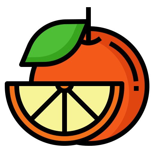 plasterek pomarańczy Generic Outline Color ikona