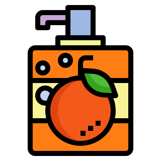 Shower gel Generic Outline Color icon
