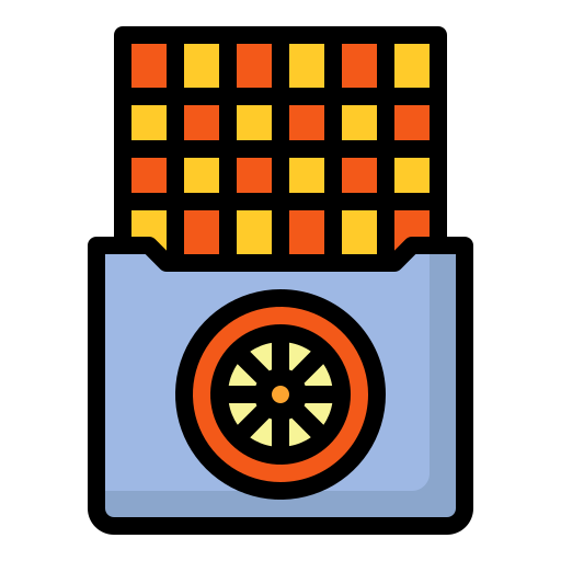 Wafer Generic Outline Color icon