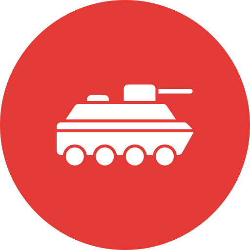 vehículo blindado Generic Flat icono
