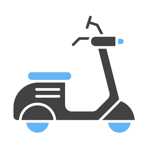 scooter Generic Blue icona