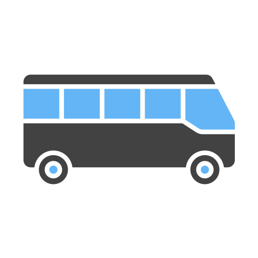 autobus Generic Blue icona