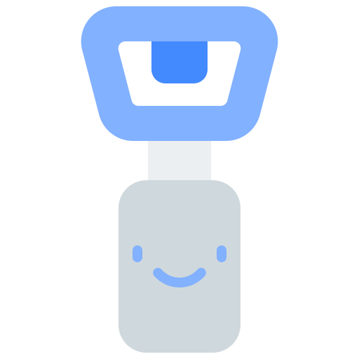 Bottle opener Generic Blue icon