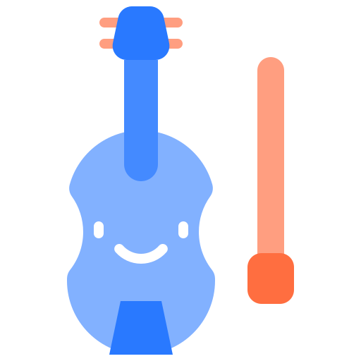violín Generic Flat icono