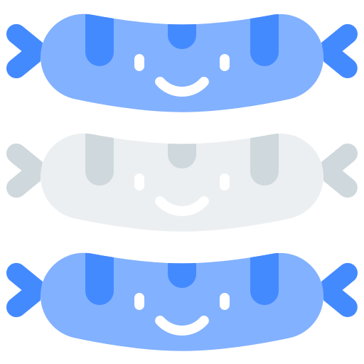 Sausage Generic Blue icon