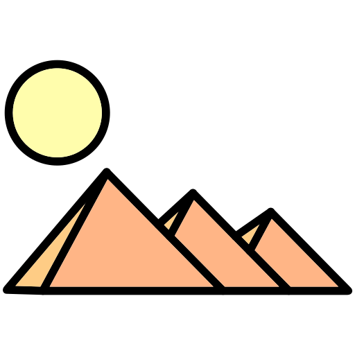 Пирамиды Generic Outline Color иконка