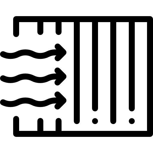 エア・フィルター Detailed Rounded Lineal icon