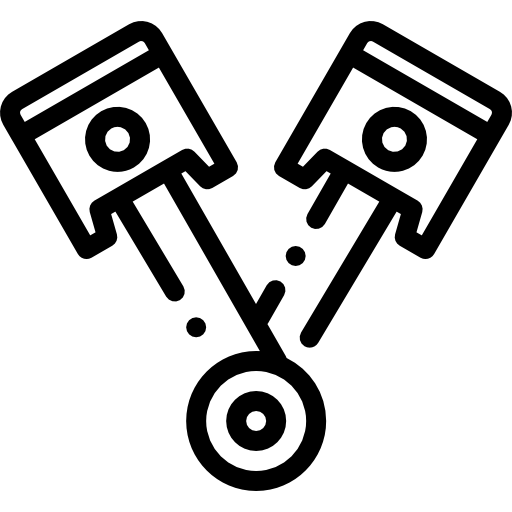 ピストン Detailed Rounded Lineal icon