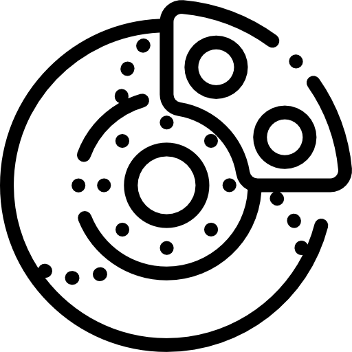 freno Detailed Rounded Lineal icono