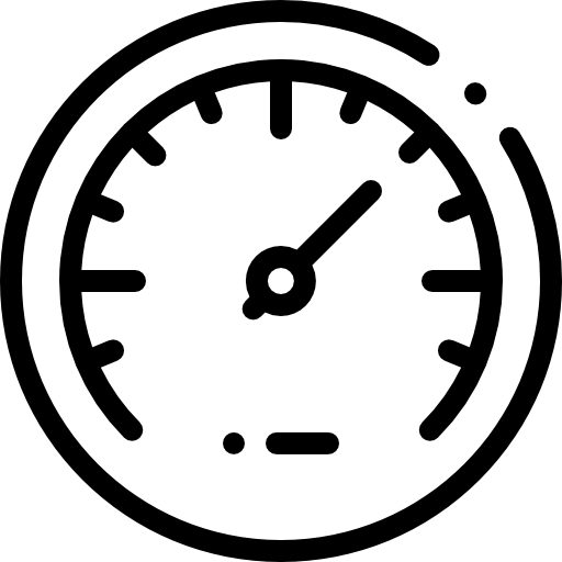 velocímetro Detailed Rounded Lineal icono