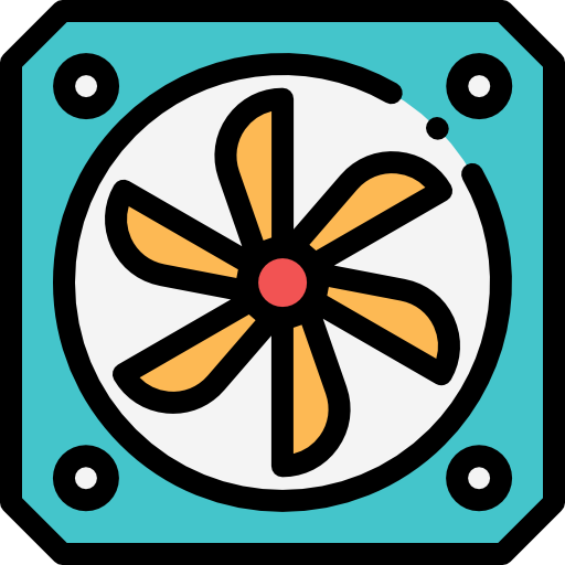 Fan Detailed Rounded Lineal color icon