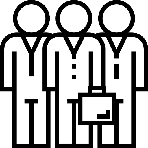 팀워크 Detailed Straight Lineal icon