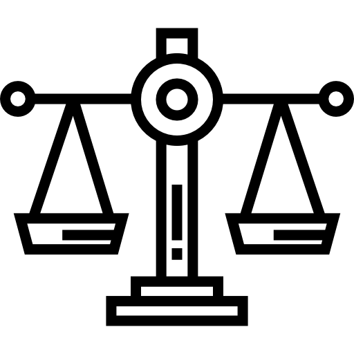 escala Detailed Straight Lineal icono