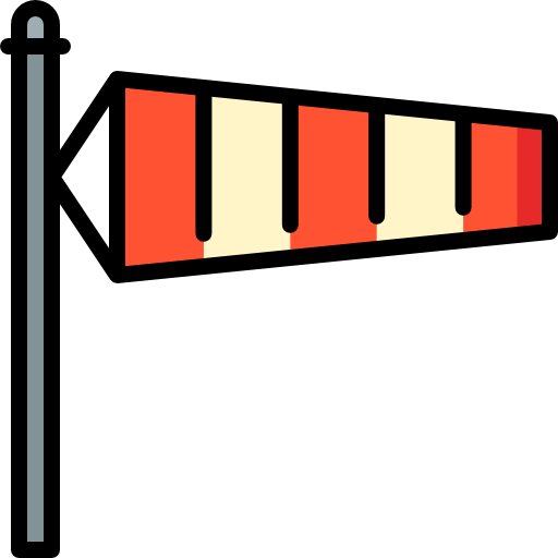 Знак ветра Special Lineal color иконка