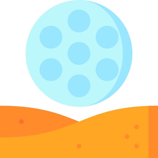 Golf ball Special Flat icon