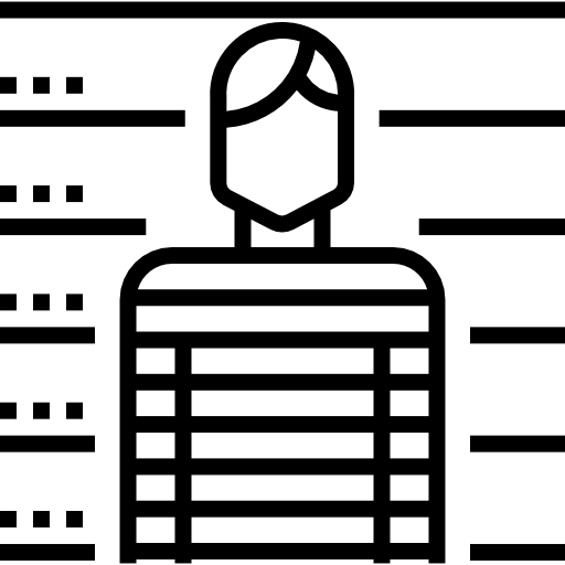 prisionero Detailed Straight Lineal icono
