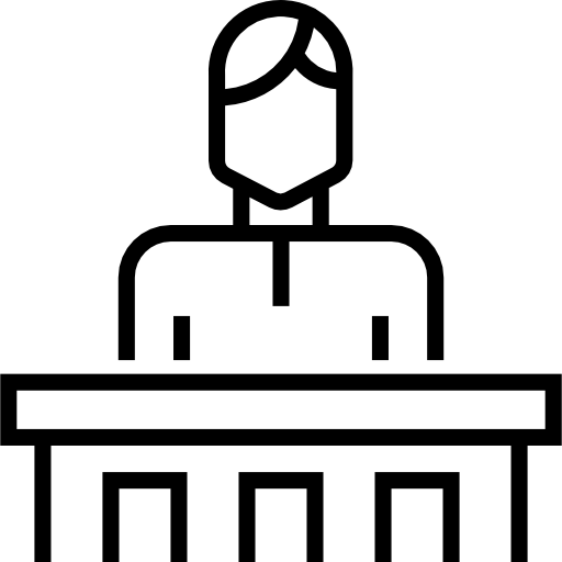 testigo Detailed Straight Lineal icono