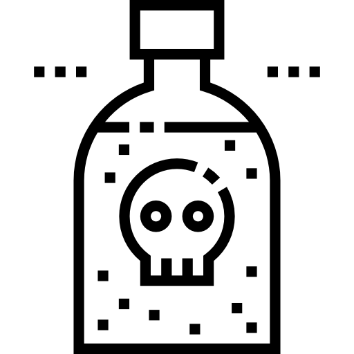veneno Detailed Straight Lineal icono