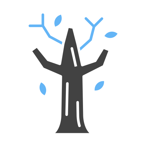Лиственное дерево Generic Blue иконка