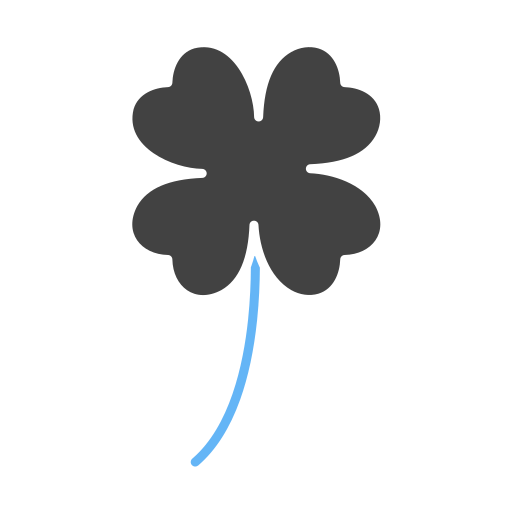 czterolistna Generic Blue ikona