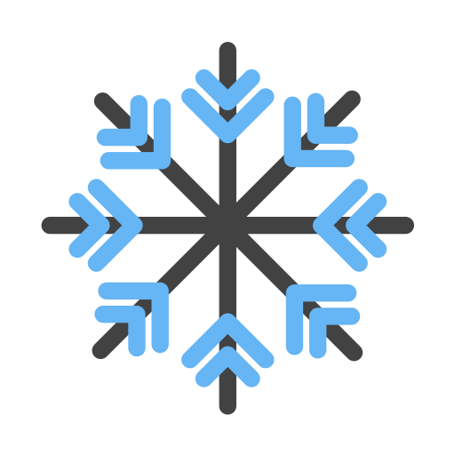 flocon de neige Generic Blue Icône
