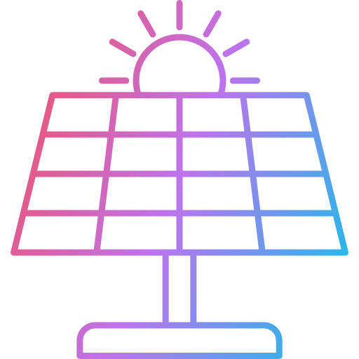 zonne energie Generic Gradient icoon