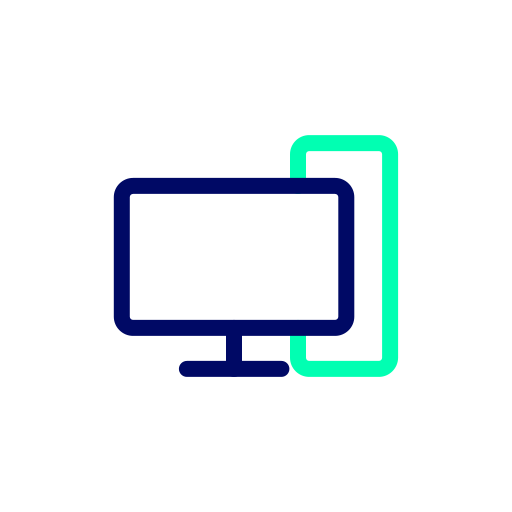 ordenador personal Generic Outline Color icono