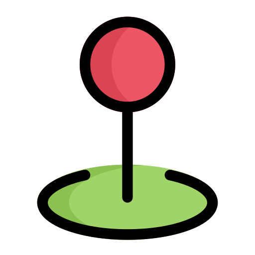 ピンマーク Generic Outline Color icon