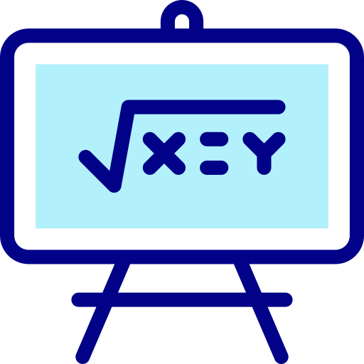 matematyka Detailed Mixed Lineal color ikona