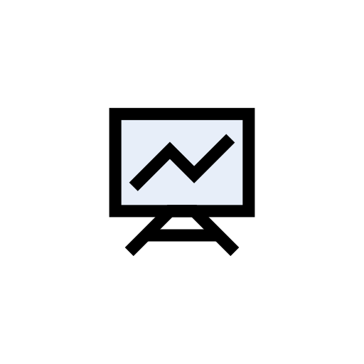 Analysis Vector Stall Lineal Color icon