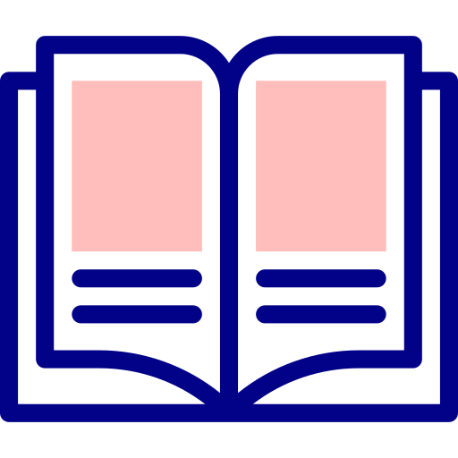책 Detailed Mixed Lineal color icon