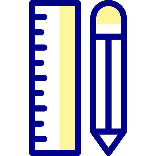 linijka Detailed Mixed Lineal color ikona