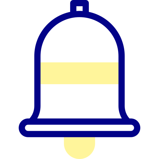 Bell Detailed Mixed Lineal color icon