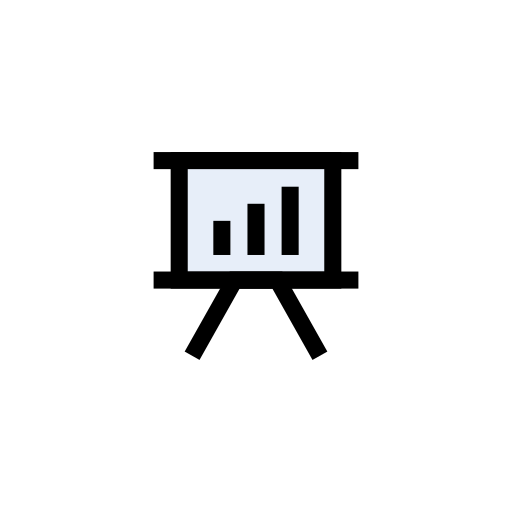 Business Vector Stall Lineal Color icon