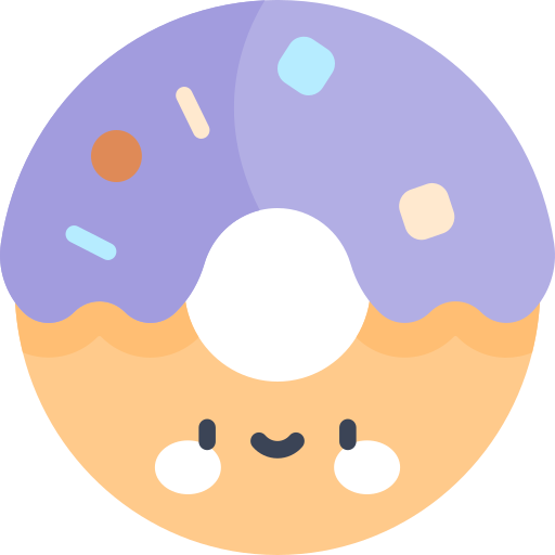 Donut Kawaii Flat icon