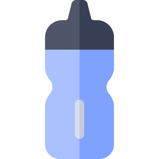 butelka wody Basic Rounded Flat ikona
