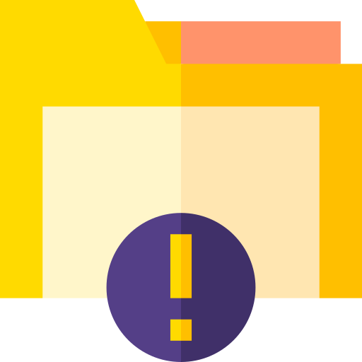 advertencia Basic Straight Flat icono