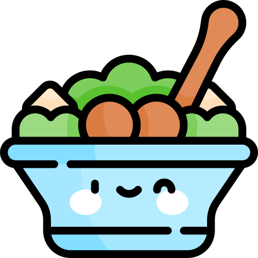 salat Kawaii Lineal color icon
