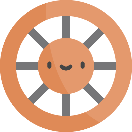 바퀴 Kawaii Flat icon