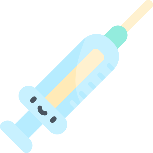 Syringe Kawaii Flat icon