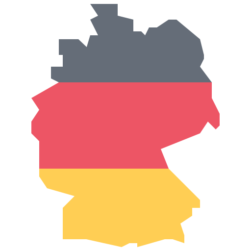 Germany Coloring Flat icon