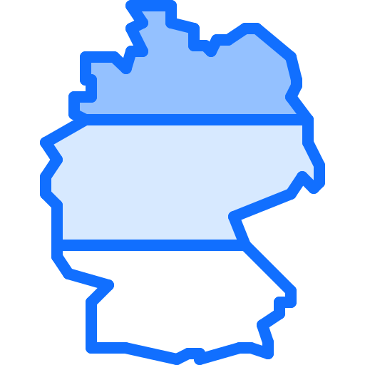 niemcy Coloring Blue ikona
