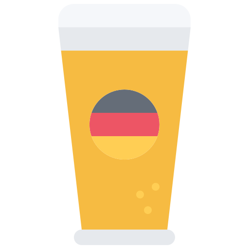 ビール Coloring Flat icon